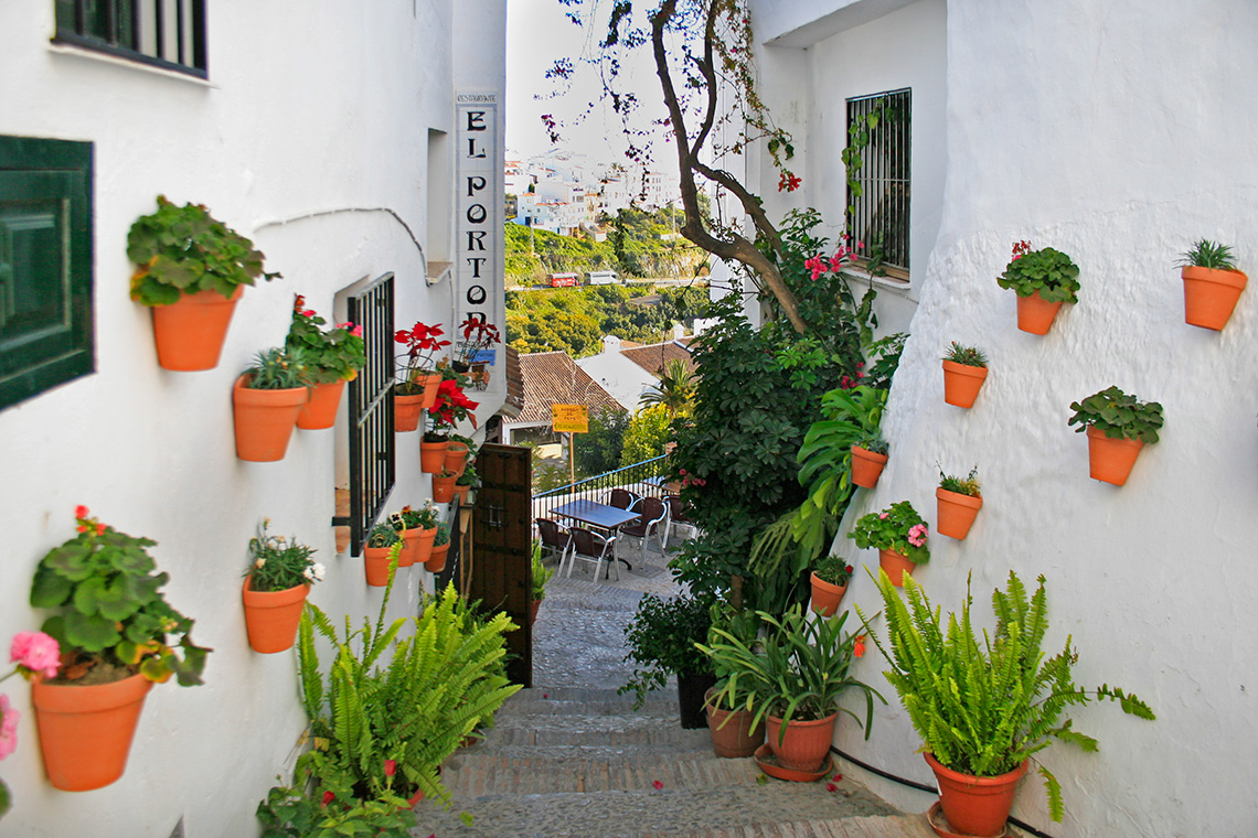 Calles de Frigiliana - Andalucía Simple - Axarquía Costa del Sol