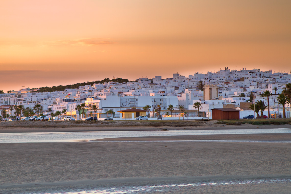 Conil de la Frontera on the Costa de la Luz, is a seaside resort on the  Atlantic coast in Cadiz province, Andalucia, with stunning white sand  beaches