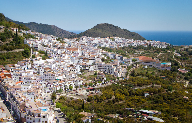 Andalucía Simple - Vista aérea de la Axarquía